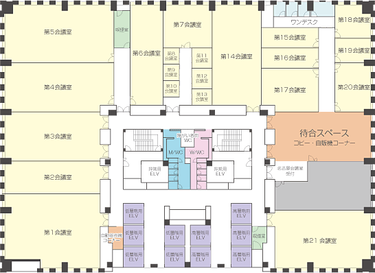 図：フロアマップ